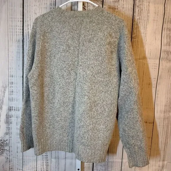 Blumarine Uoma Men’s Sweater Wool Blend Gray XL Made In Italy - Picture 4 of 4